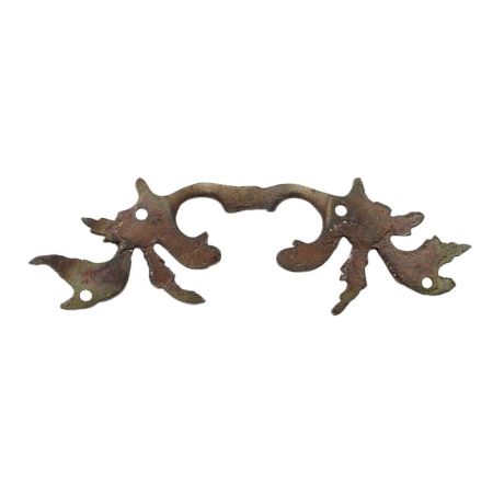 Antique Small Leaf Iron Wardrobe Handle